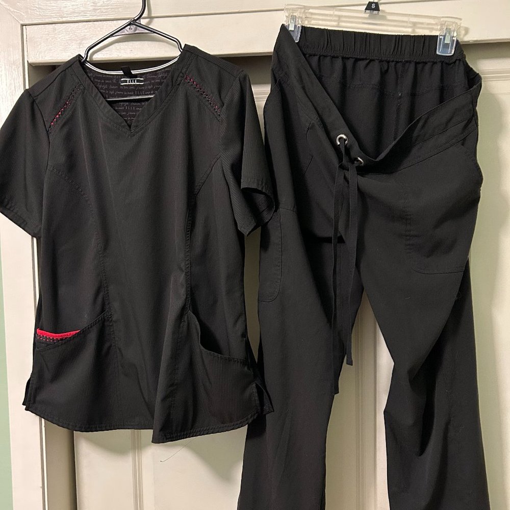 Black Scrubs-Large